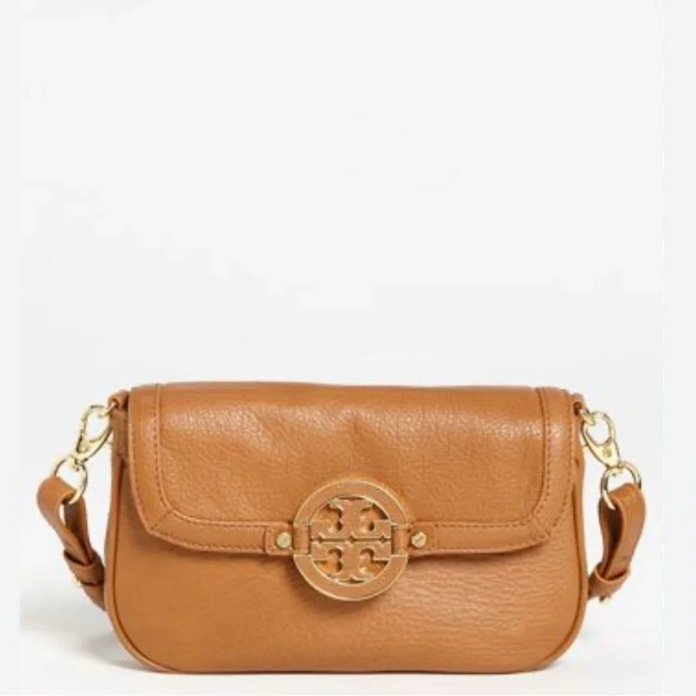 Tory Burch Amanda Mini Crossbody Bag in tan